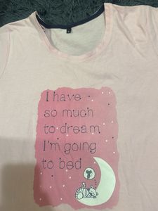 Cute Pink Sleep Shirt