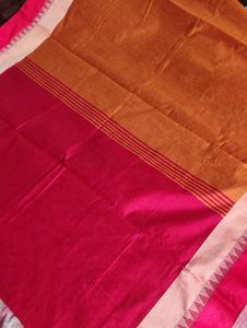 Handloom Maroon Saree