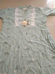 Boho Print Button-Up kurta