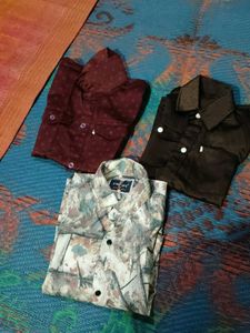 boys s Shirts (Set of 3)