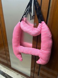 Cute Pink Striped Baby Carrier