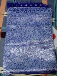 Elegant Blue Banarasi Saree with blouse piece