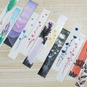 Handmade Watercolor Bookmarks