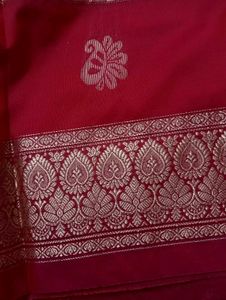 Green &amp; Pink real mysore silk or kanchipuram saree