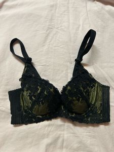 Elegant Black Lace Bra
