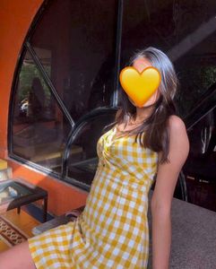 Yellow Gingham Sundress