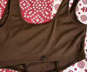 Brown Crop Top 🤎