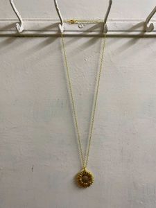 Golden Chain With The Pendant