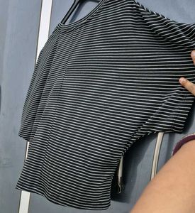 Striped Knit Top