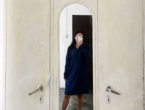 Classic Blue Denim Shirt Dress