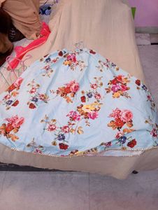 Floral Print lengha and choli
