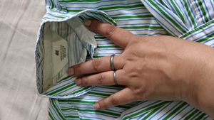 boy's Striped Button-Down Shirt