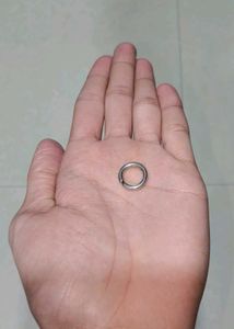 1pc Silver Tone earrings for men non pierced