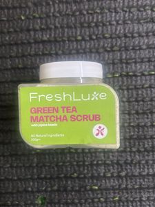 FreshLuxe Green Tea Matcha Scrub