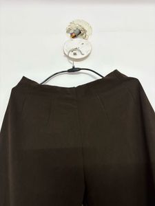 High Waist Brown Formal pants.