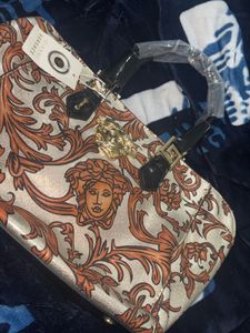 Versace Medusa Print Handbag
