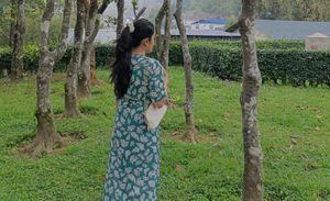 Floral Wrap Dress