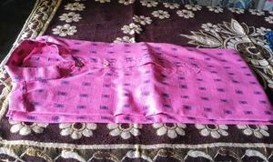 Pink Patterned Men's Kurta