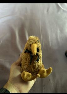 Cute Fuzzy Bird Showpiece