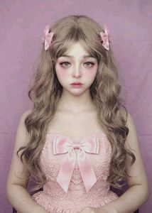 ♡ Long wavy dark blonde luxurious wig ♡