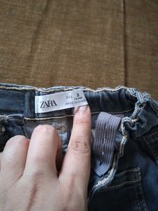 Cute Gray Denim Jeans for Girls
