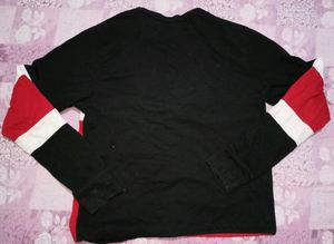 Color Block Long Sleeve Top