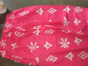 Pink Printed Dupatta