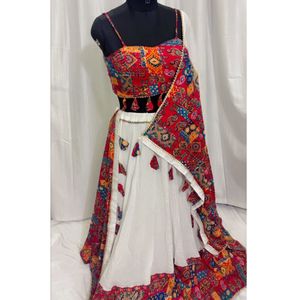Vibrant Printed Lehenga Choli Set