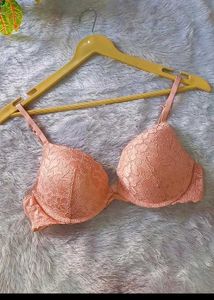 Lace Pink Push-Up Bra