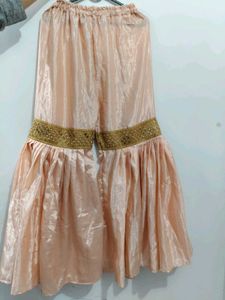 Elegant Peach Embroidered Kurta Set