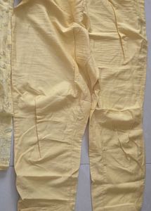 Elegant Yellow Kurta Set with Dupatta