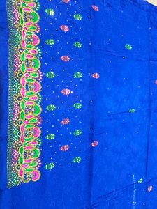 All Over Self Silk With Hand Work