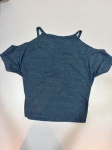 Cold Shoulder Graphic Tee
