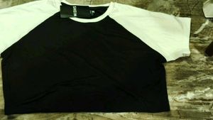 black crop top XXL size