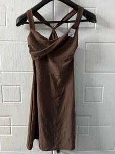🐻Brown Casual Dress