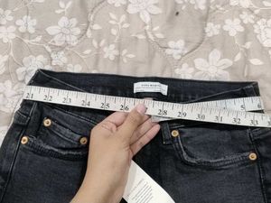 ZARA Vintage Black Straight Leg Jeans