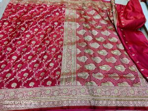 Banarsi Hand Work Bridal Saree