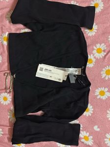 Zara Black Cropped Cardigan