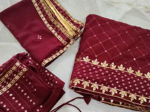 Maroon Lehenga Choli Set