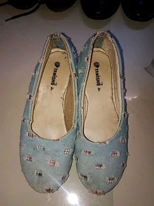 Stylish Denim Ballerina Flats