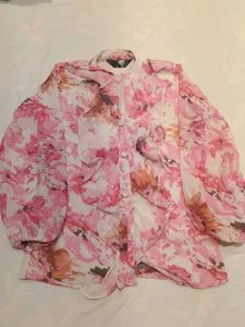 pink floral top