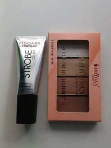 SHRYOAN Strobe Cream & Highlighter Palette