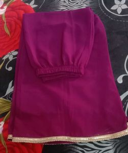 wine colour Palazzo Set with Sequins