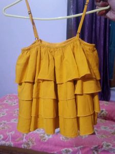 Girls Crop Top with Plazo