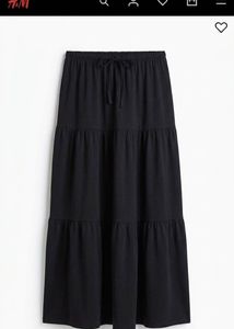 H&amp;M Tiered Maxi Skirt