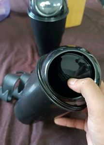 Black Portable Car Trash Can