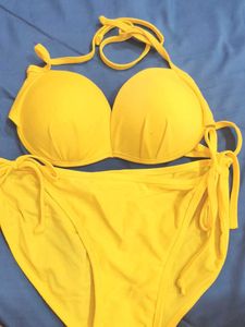 Bright Yellow Bikini Set