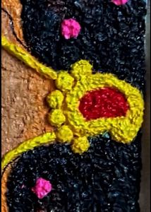 Tissue Hand-painted Radha Art 🖼️