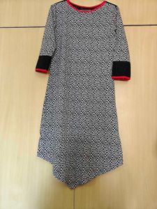 ♥️New♥️Lace Detail Animal Print Kurta