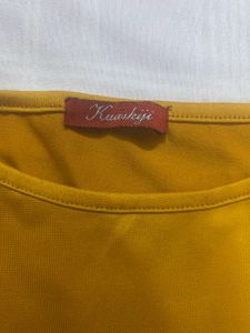 Yellow 3/4 Sleeve Top